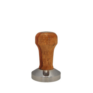 BONCAFE COFFEE TAMPER STAINLESS STEEL WOOD HANDLE