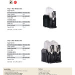 Blarge 2 Slush Machine, Black