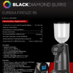 Eureka Firenze 85 (MATT BLACK) Black Diamond  Grinder