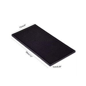 BAR MAT 30X15 CM, BLACK